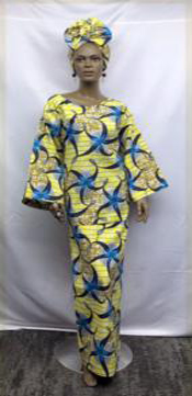 African-Yellow-Blue-Print-S