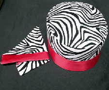 African Hats- Custom Zebra Print Hat 
