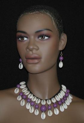 Cowry shell Necklace Set