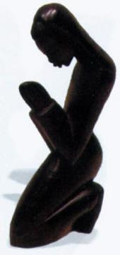  Ebony Prayer Woman