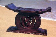Magnificent Gye Nyame Stool