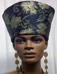 African Crown: Green Lame' Gold Crown