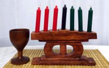 Kwanzaa Perseverance  Kinara Complete w/ Candles