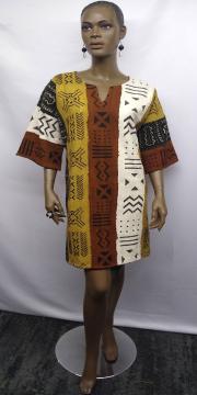 Mud cloth dress 