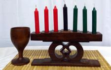  Kwanzaa Unity Kinara Complete Set w/Candles