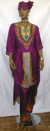 African Dress- Elegance Makeba Pants Set 