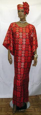 African Dress-  Makeba Butterfly Dress