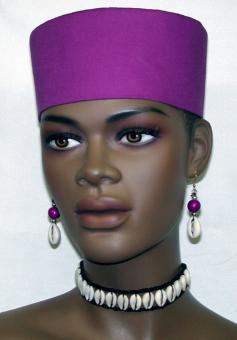 Africa Hat- Elegant Light purple Hat for Women