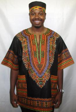 African Shirt- Dashiki Shirt (Sm - 6X-Large) Big and Tall