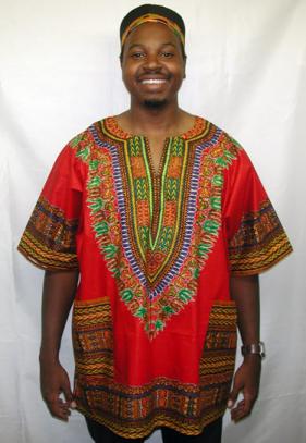 African Shirt- Dashiki Shirt (Sm - 6X-Large) Big and Tall