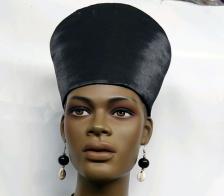black linen Hat or crown