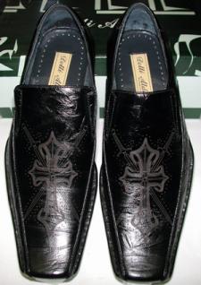  Black Leather  Church Shoes