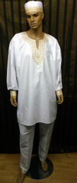 African Dashiki shirt w/Pants Set