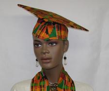 Graduation Stole Kente Cap