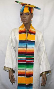 Graduation Stole w/matching Cap (Latino)