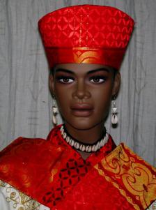 Women Open Red Gold Crown or Hats