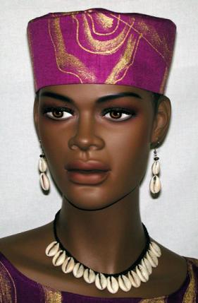 African Hats- Elegant Kufi Hat for women
