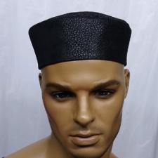 Africa Hats- Black Flex Leather