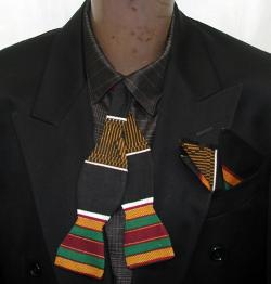 Kente Print Self Tie Bowtie Sets