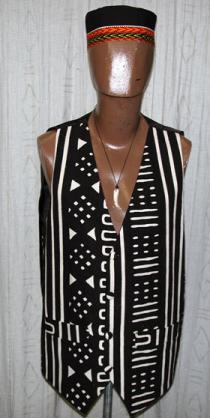 Mudcloth Vest