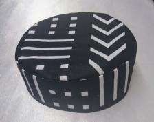 Printed Mud Cloth Kufi Hat