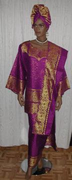 African Dress- Elegant  Women Buba Dress