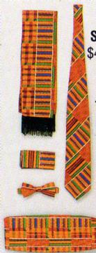 kente Tie w/Cumberbund Set