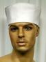 African Hat- White Linen African Kufi Hat for Men