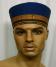 Africa Hat- Navy Blue w/ Gold Trim Hat for Men