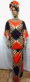 African Dress- Dashiki Print Dress w/Skirt (Complete)
