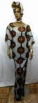 African Dress- Dashiki Print Dress w/Skirt (Complete)