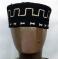 African Hat- Authentic Mud cloth Kufi Hat for Men 