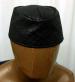 African Hat- Black Flex Leather Kufi Hats for Men