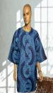 African Blue Kari Shell Dashiki Shirt