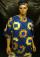 African Blue Print Dashiki Shirt - (All Sizes)