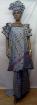 African Print Swing Top with Skirt/matching Head wrap