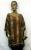 African Brown White Abstract Short Kaftan