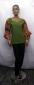 African Fuchsia Hunter Green Bell Sleeve Top