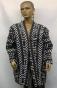 African Mud Cloth Print Swing Jacket