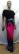 African Skirt- Elegant Zumba Skirt Fuchsia