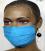 African Powder Blue Print Face Mask
