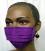 African Purple Dashiki Print Face Mask