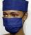 African Royal Blue Dashiki Print Face Mask