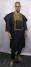 African Shirt -Black Gold Dashiki Grand Buba w/Pants Set