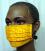 African Yellow Dashiki Print Face Mask