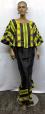 African Green Yellow Red  Kente 2pc Set