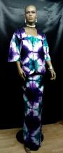 Authentic African Tie Dye Skirt Set