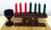  Kwanzaa Kinara Custom Gye Nyame w/ 7 Candles