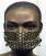 Elegant Gold Black Face Mask