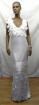 African Wedding- Elegant Cream Wedding Gown